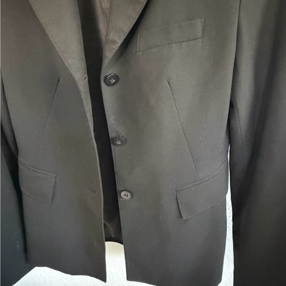 The Limited Stretch Black Blazer Size S Fitted Career Jacket 3 Button Tailored - Picture 6 of 15